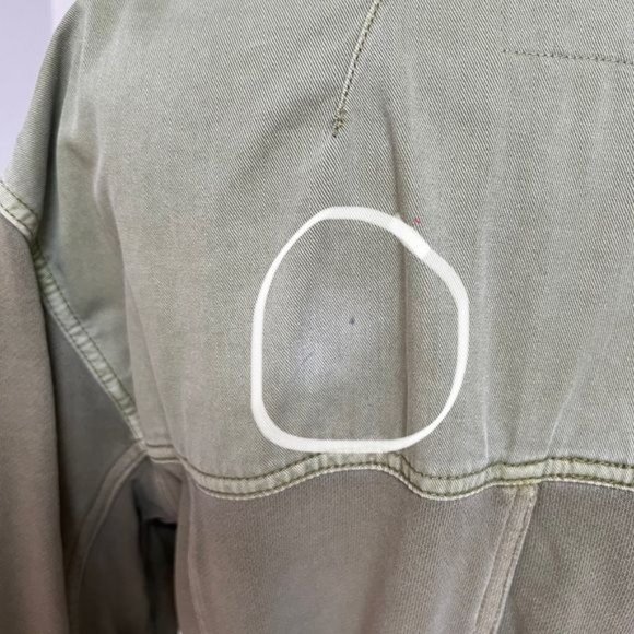 Free People Saturday Utility Jacket in Sweet Sage Size XS - Picture 11 of 14